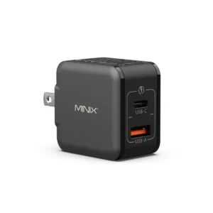 MINIX GaN Wall Charger Multi Adaptor 33W 1xUSB-C 1xUSB-A P1 Mini