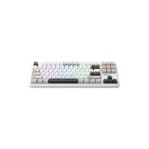 Machenike Wireless Gaming Keyboard ,Wired,Bluetooth,2.4G, Linear Silver Switches,4000 mAh battery, KG87