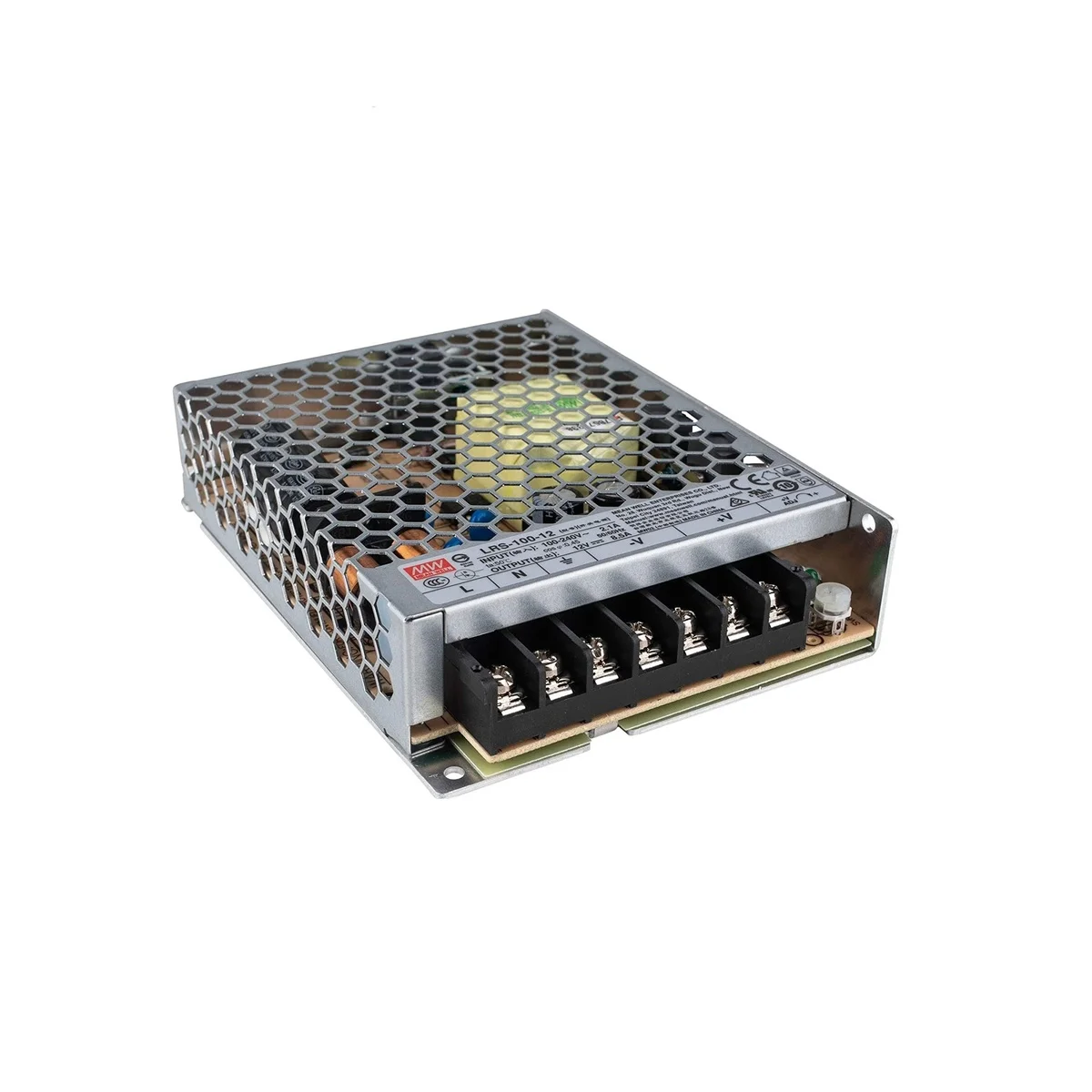 Meanwell LRS-100-12 Enclosed Power Supply 12V 100W (8.5A)