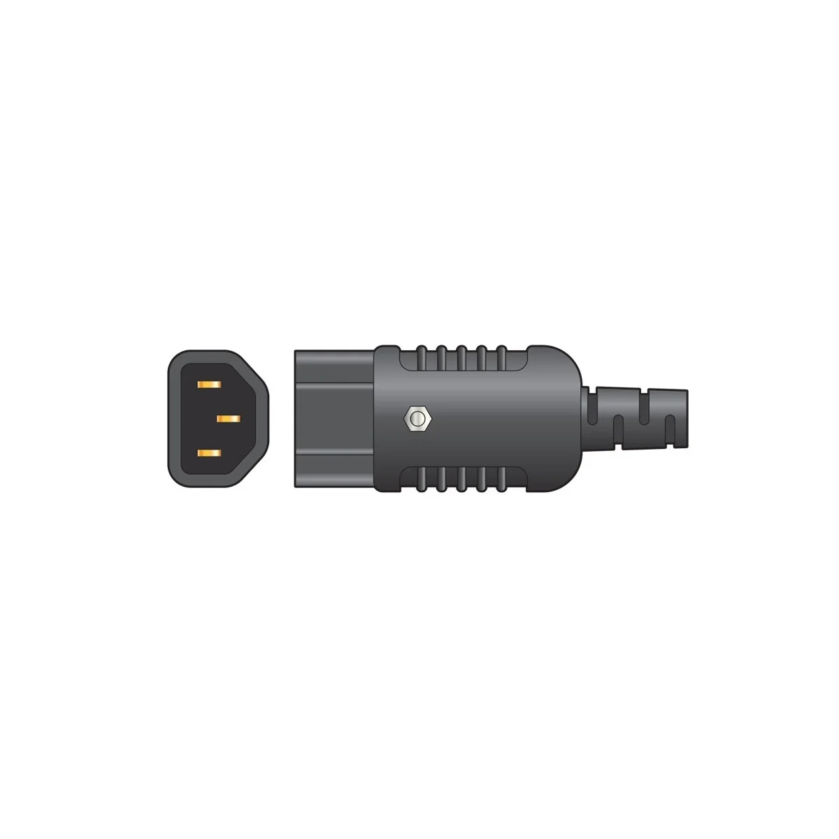 Mercury Heavy Duty In-line IEC Socket Connector C14 776.250UK