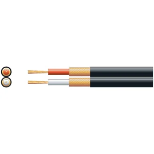 Mercury Twin Core RCA Cable Black 100m 803.436UK