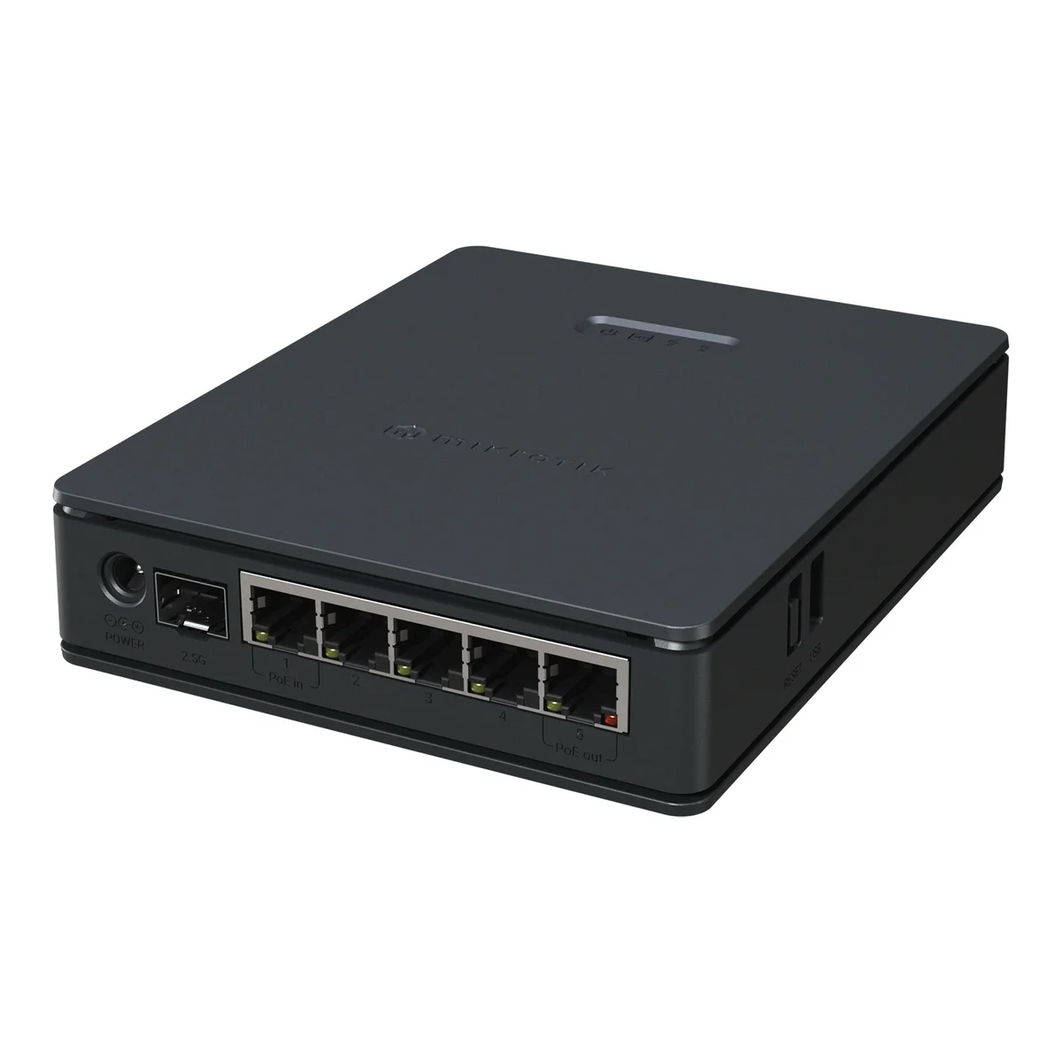 MikroTik Router Wi-Fi 6 hAP ax S AX2400 5xGbE/2.5G SFP/PoE In-Out/USB E62IUG