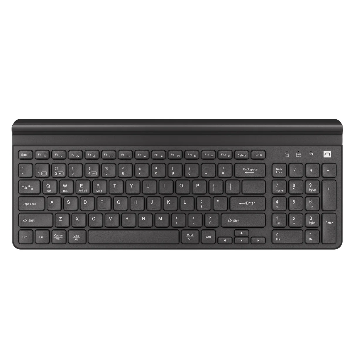 Natec FELIMARE Wireless 2.4GHz-BT Keyboard with Phone/Tablet Stand