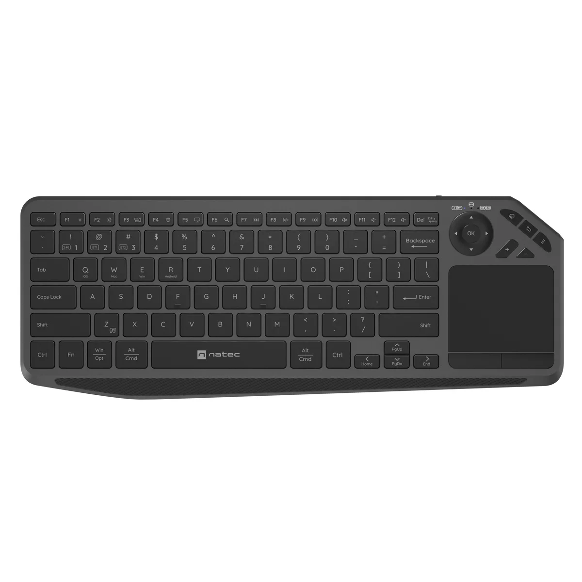Natec Keyboard Wireless 2.4GHz & Bluetooth with Touchpad TURBOT 2