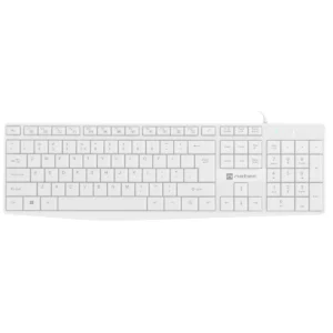 Natec NAUTILUS Wired Keyboard White