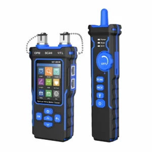 Noyafa Multi-Function Cable Tester with RJ11/RJ45, PoE, Fiber Optic OPM/VFL, NCV & Cable Length Measurement NF-8508