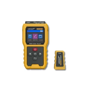 Noyafa Multi-Function Cable Tester for Continuity & Wiremap, PoE, Length Measurement, Port Flash, Color Screen & Rechargeable Battery NF-8504