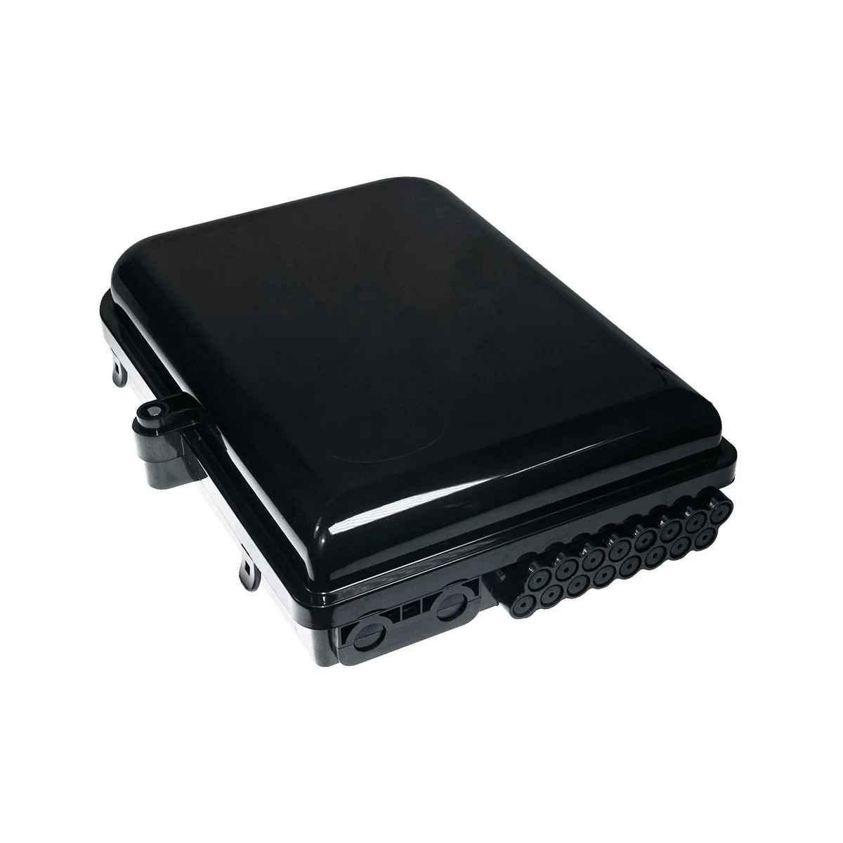 Opton Fiber Distribution Box 2 IN – 16 OUT IP65 Black