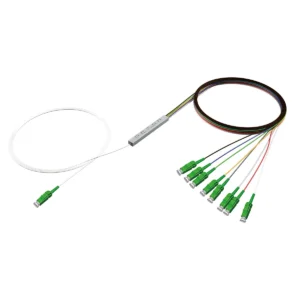 Opton PLC Fiber Splitter 1×8 SM LC/APC SteelBox 1m