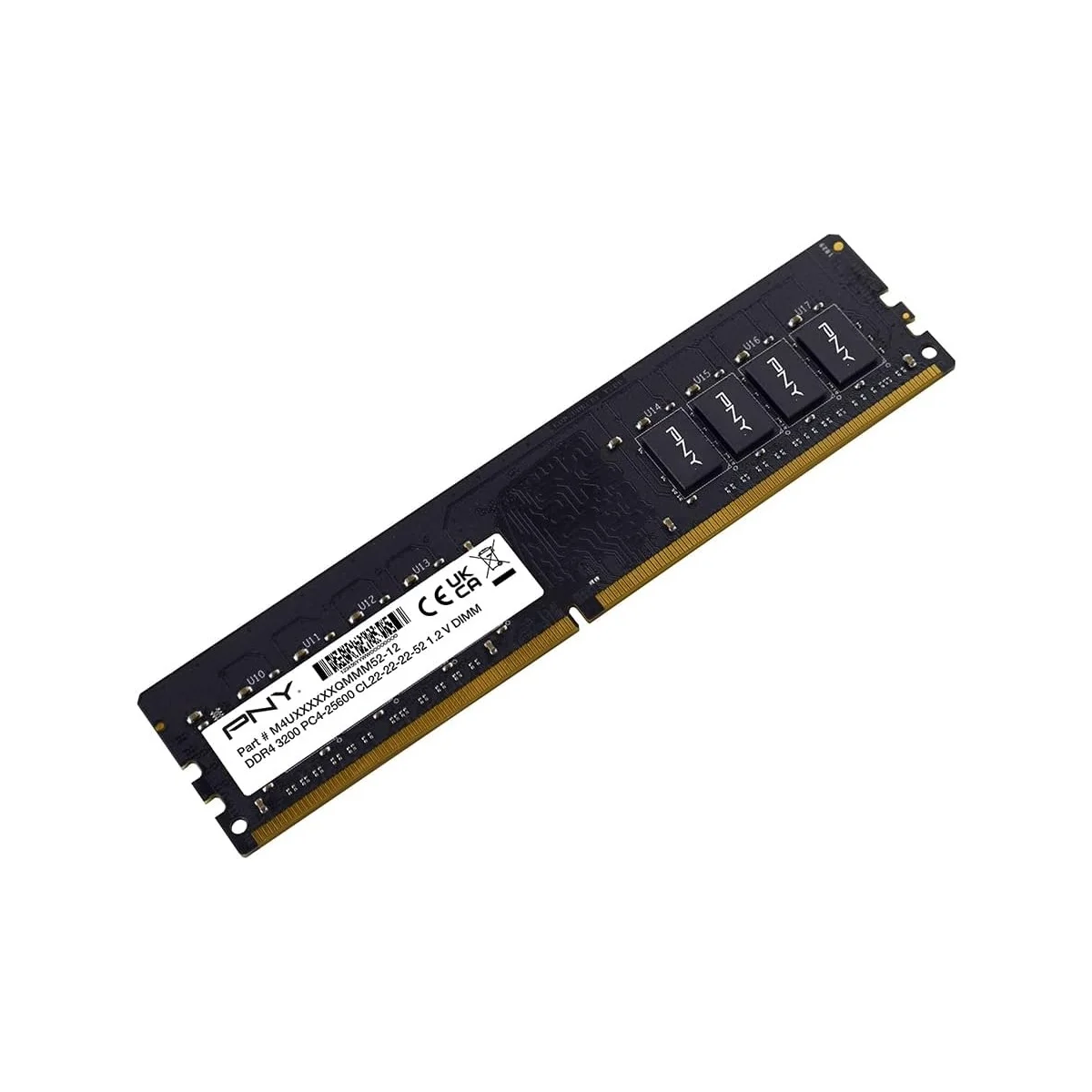 PNY RAM DIMM DDR4 3200MHz CL22 8GB Desktop Memory