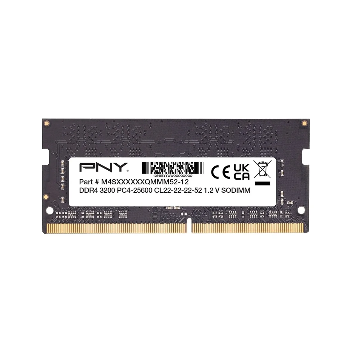 PNY RAM SODIMM DDR4 3200MHz CL22 8GB Notebook Memory