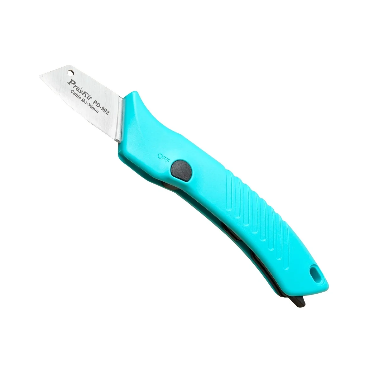 Proskit PD-992 Super Sharp Electricians Knife Anti Slip & Ergonomic with Dual Function Cover