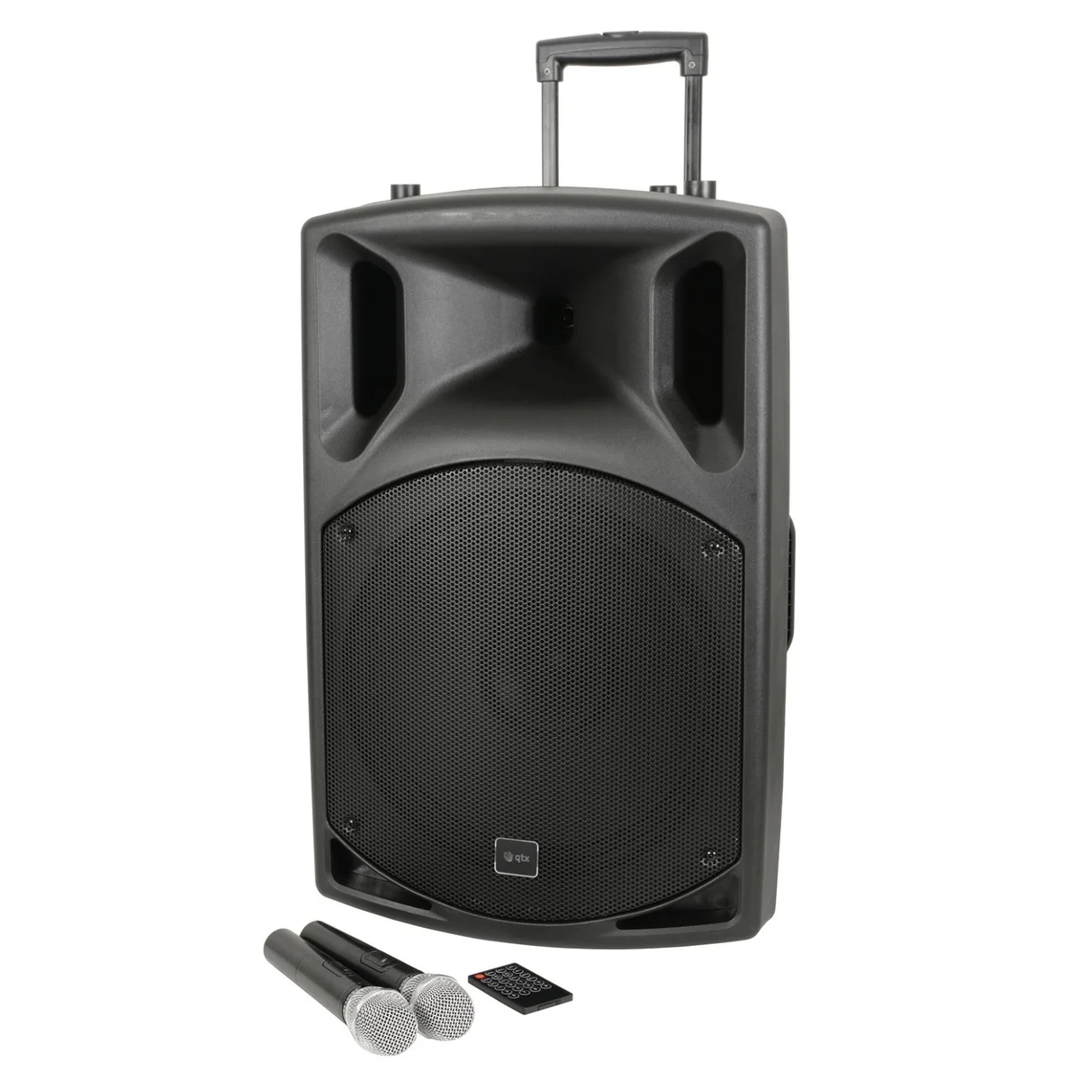 QTX QX15PA-Plus Portable PA 15” BT/USB/UHF Mic 178.857UK