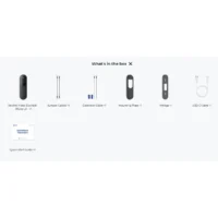 Reolink BP Battery Video Doorbell 4MP Black with Chime and 64GB MicroSD (D340B)