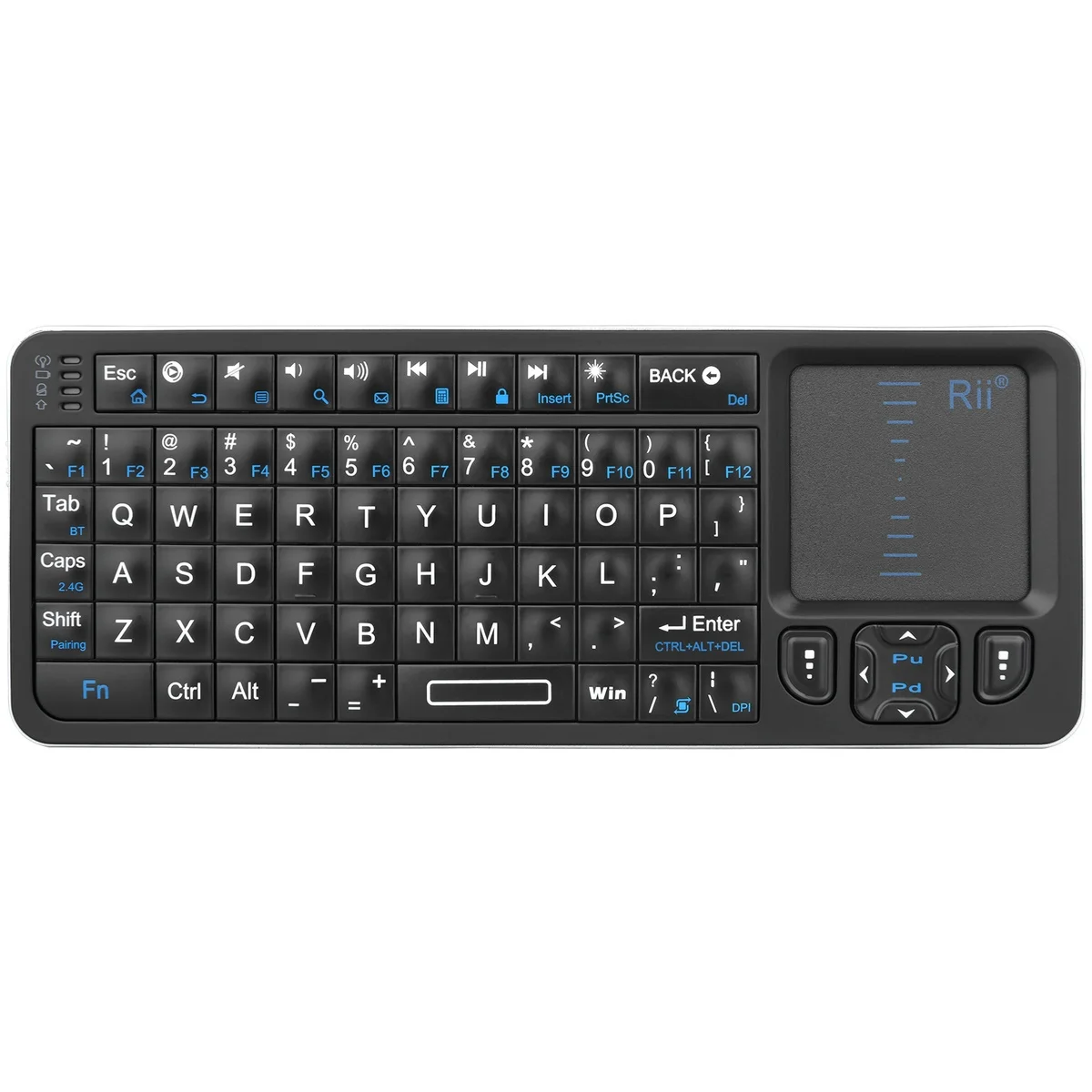 Rii Mini Keyboard Wireless 2.4GHz & Bluetooth with Touchpad K06