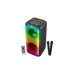 SonicGear AudioXPro800HD 2 x 8” Portable Karaoke Speaker with Voice Changer & 2 x Wireless Microphones included