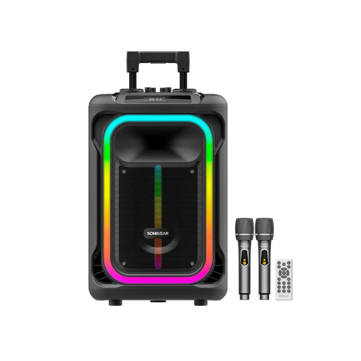 SonicGear Portable Karaoke Speaker 12” 240W TWS BT/USB 2x Mics HYPERBOX 1300 Pro