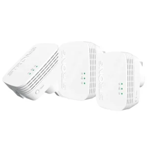 Strong Powerline Kit AV600 Mini 600Mbps UK 600TRIMINIUK (Triple Pack)