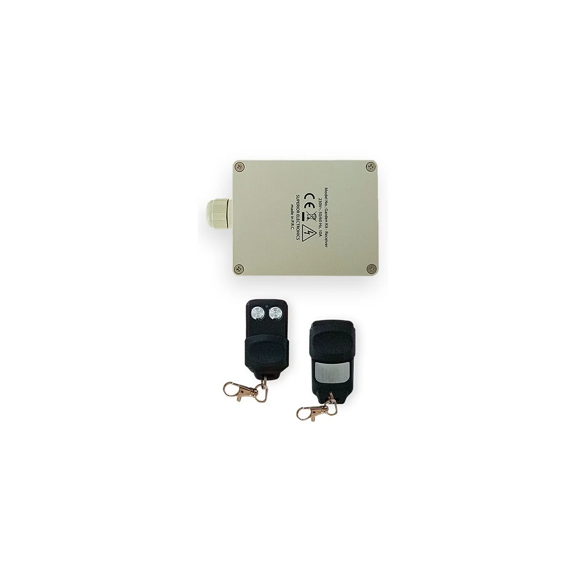 Superior RF KIT Garden 433MHz Receiver + 2 R/C 220V