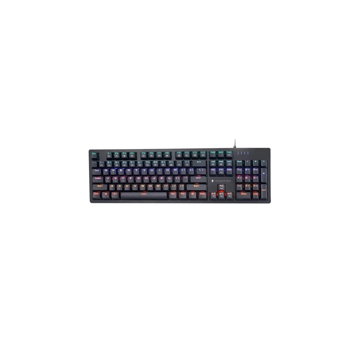 Thunderobot K104 Wired Mechanical Keyboard Blue switch Black
