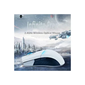 Thunderobot ML702 Wireless Gaming Rechargeable Mouse White