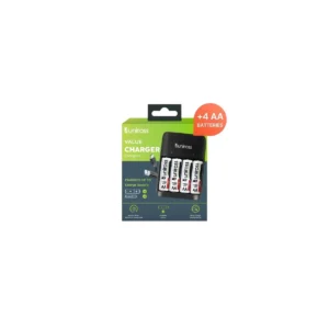 Uniross USB Charger UCU010A for AA/AAA Includes 4xAA Batteries