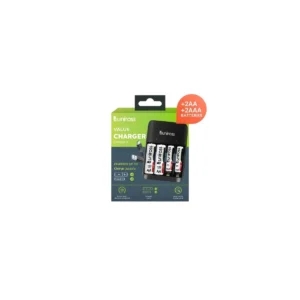 Uniross USB Charger UCU010C for AA/AAA Includes 2xAA & 2xAAA Batteries