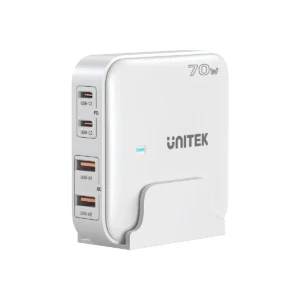 Unitek Charge Desktop 70W 4in1 GaN Charger White P1228AWH