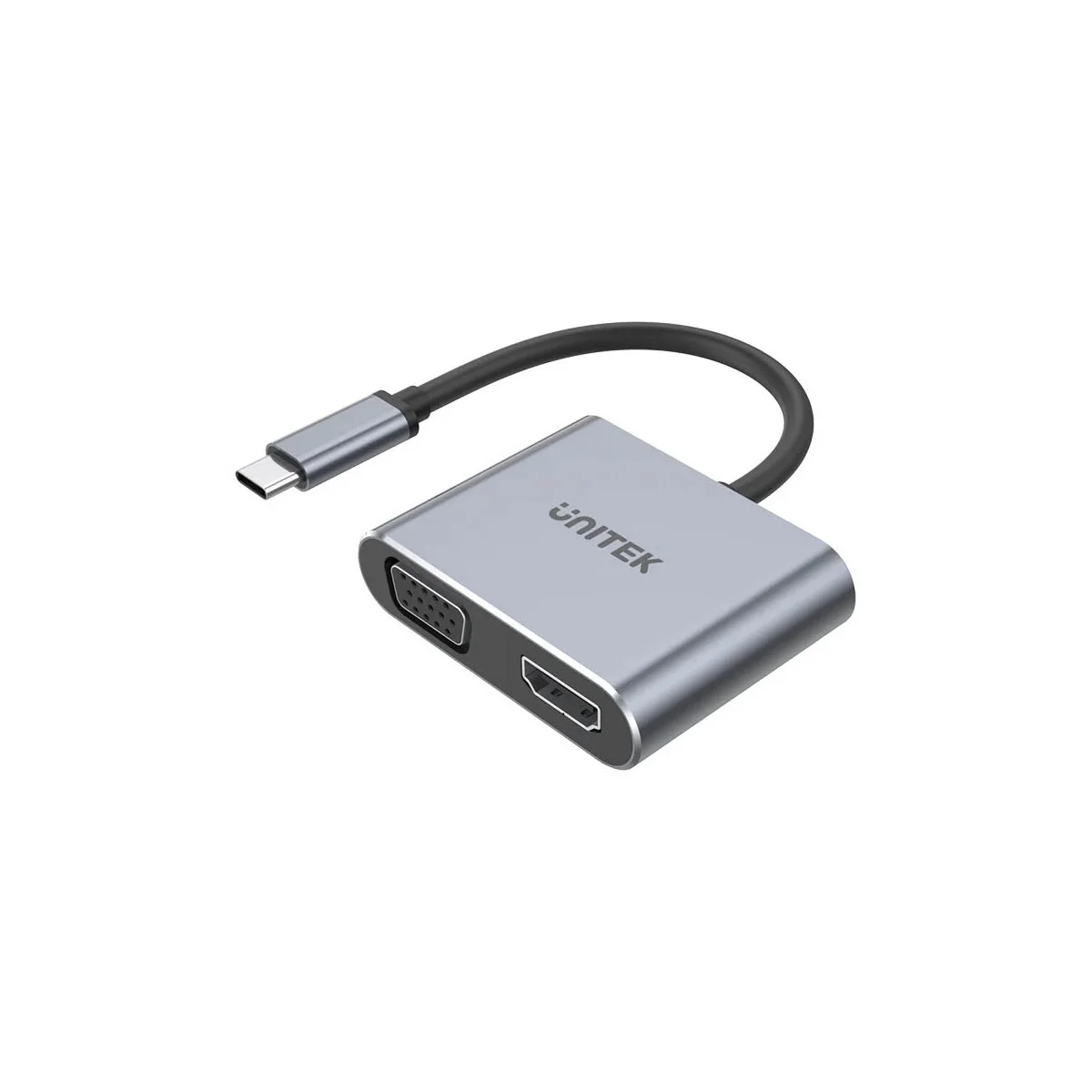 Unitek Converter USB-C to HDMI 4K60Hz + VGA with MST V1126A