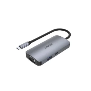 Unitek D1051A USB3.1 TypeC Hub 2xHDMI/VGA/PD100W up to 3 monitors