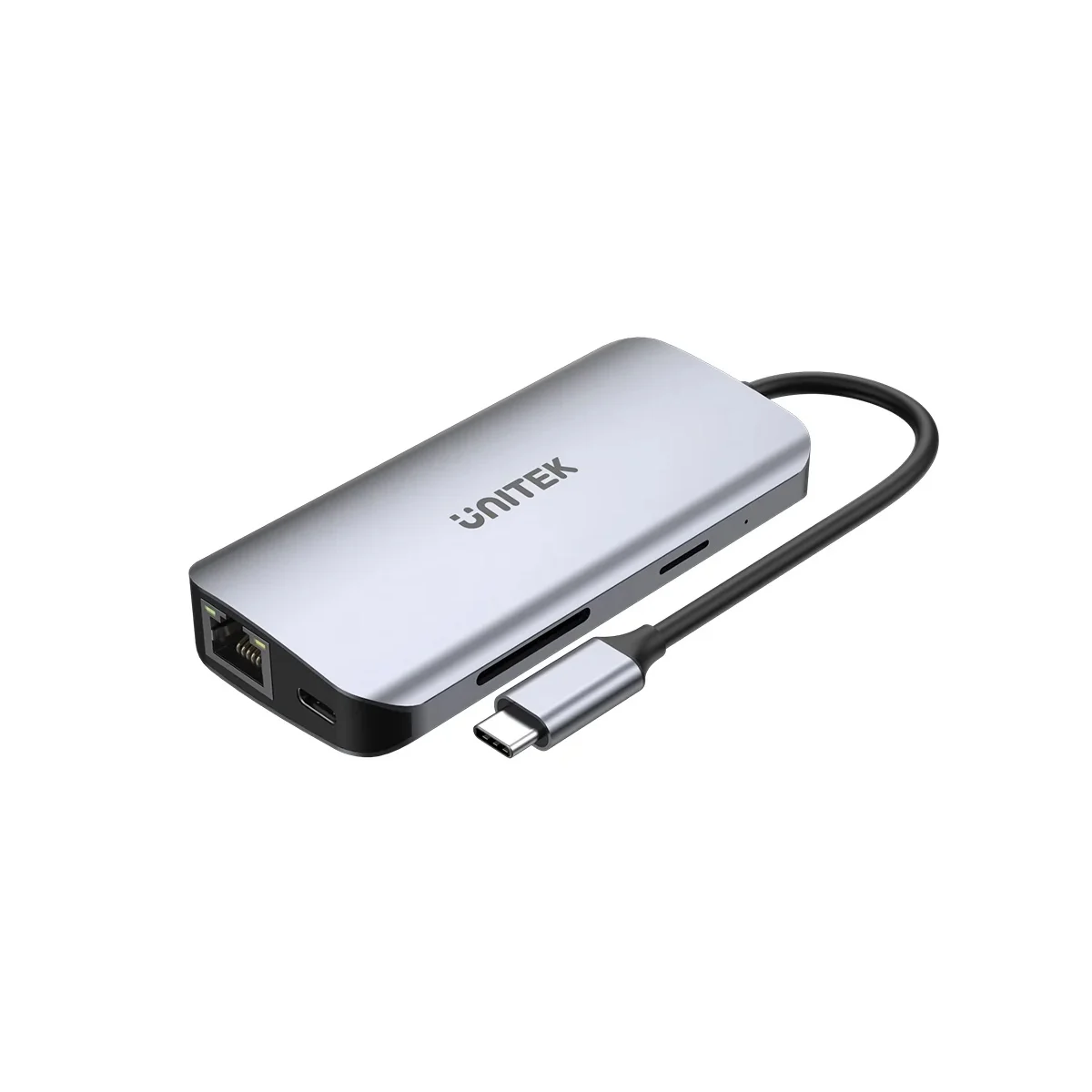 Unitek USB-C Hub 3xUSB/2xHDMI MST/SD/Gb/PD100W D1122A