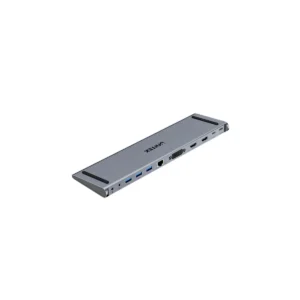 Unitek USB-C Hub Docking Station 11in1 USB3.0 2xHDMI/1xDVI/Gb Lan/Audio/PD100W D1147A