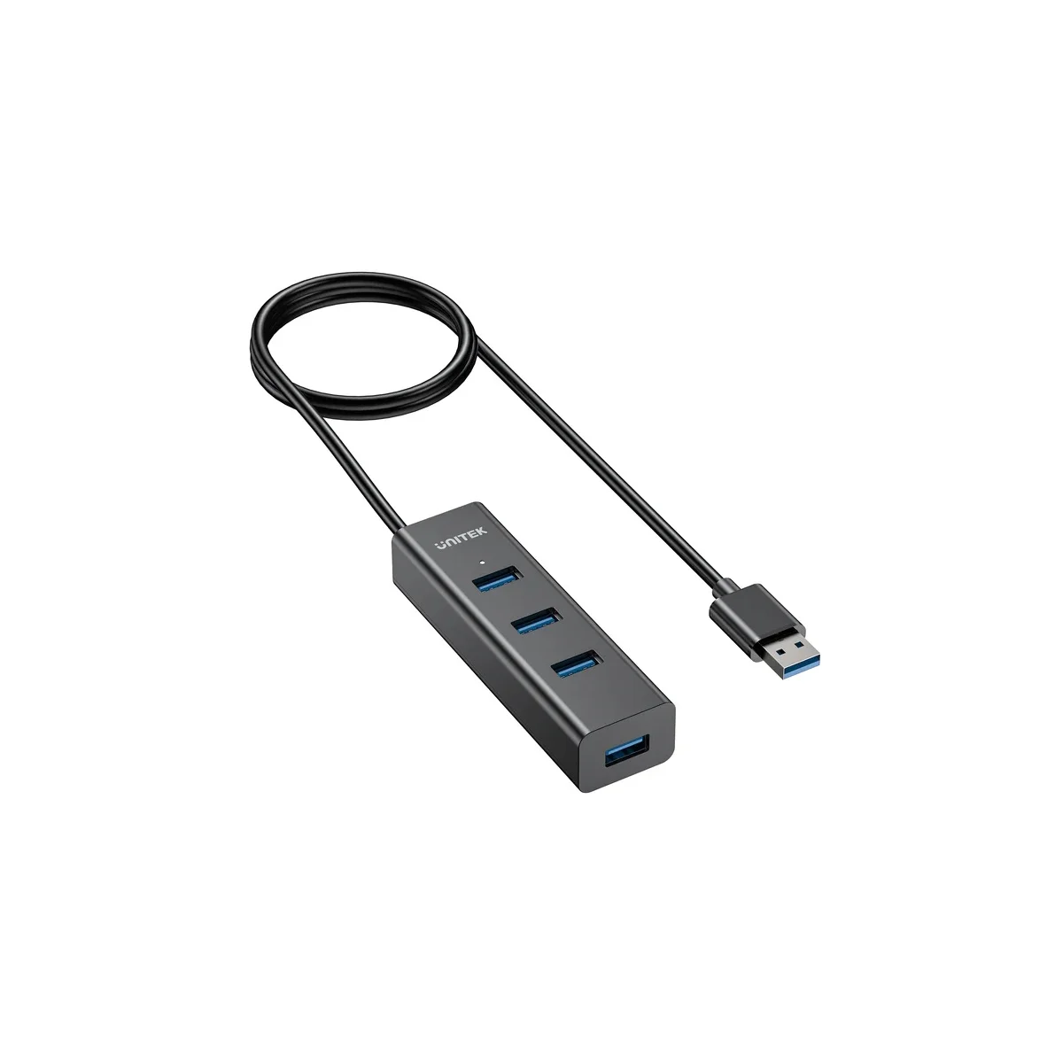 Unitek Y-3089 4x USB-A 3.0 Ports & 1x USB-C Power Port with 1.2m Cable