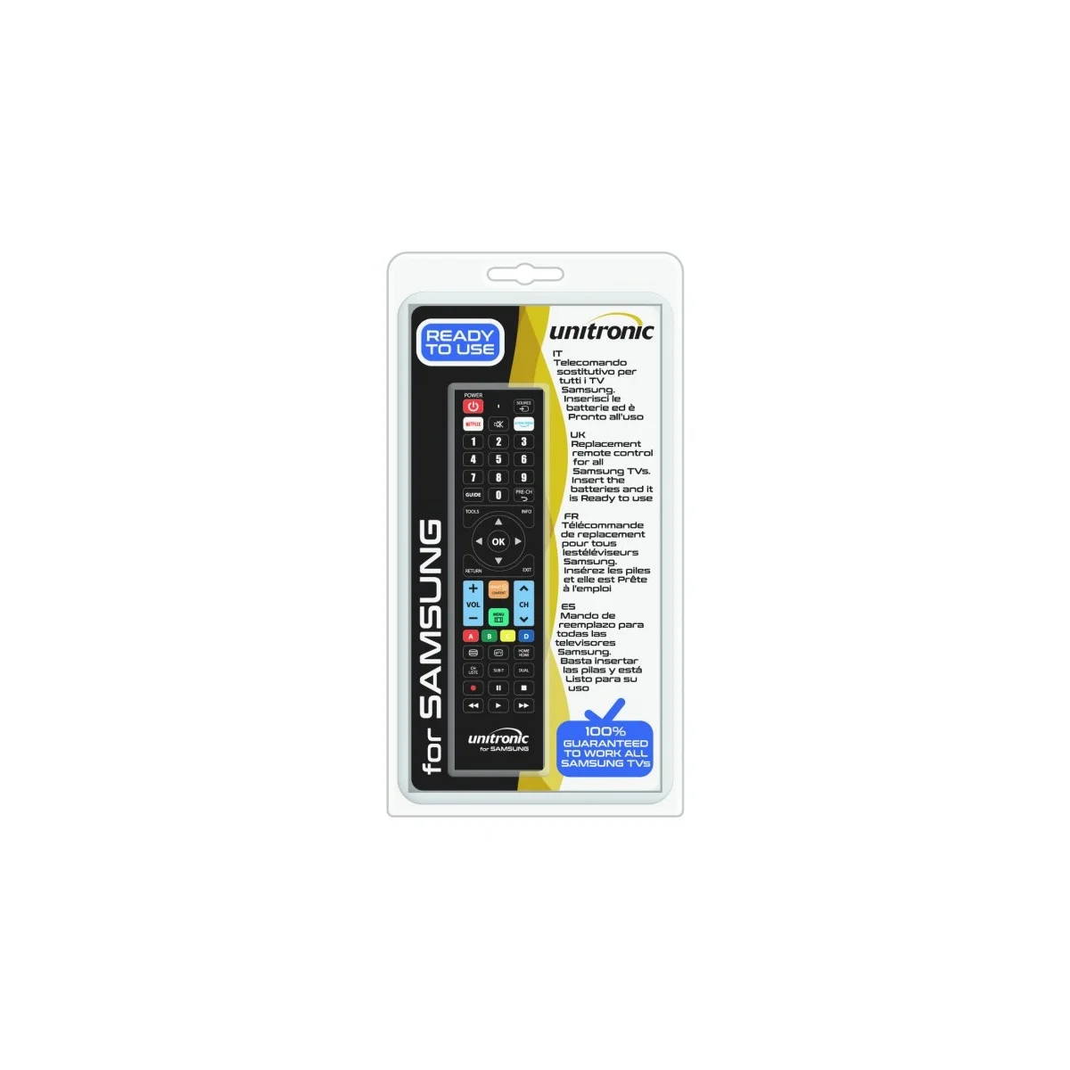 Unitronic TV Replacement Remote Control Samsung