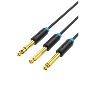 Vention AUDIO 6.3mm M to 2×6.3mm M TRS Cable 3.0m BATBI