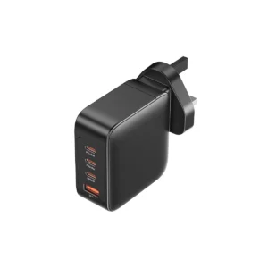 Vention Charger Wall GaN 140W 3xC 1xA+240W Cable Black FEIB0-UK