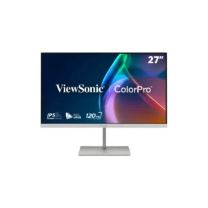 Viewsonic Monitor VP 27” 2K QHD IPS 120Hz Full Ergonomic USB Hub HDMI USB-C PD VP2766-2K White