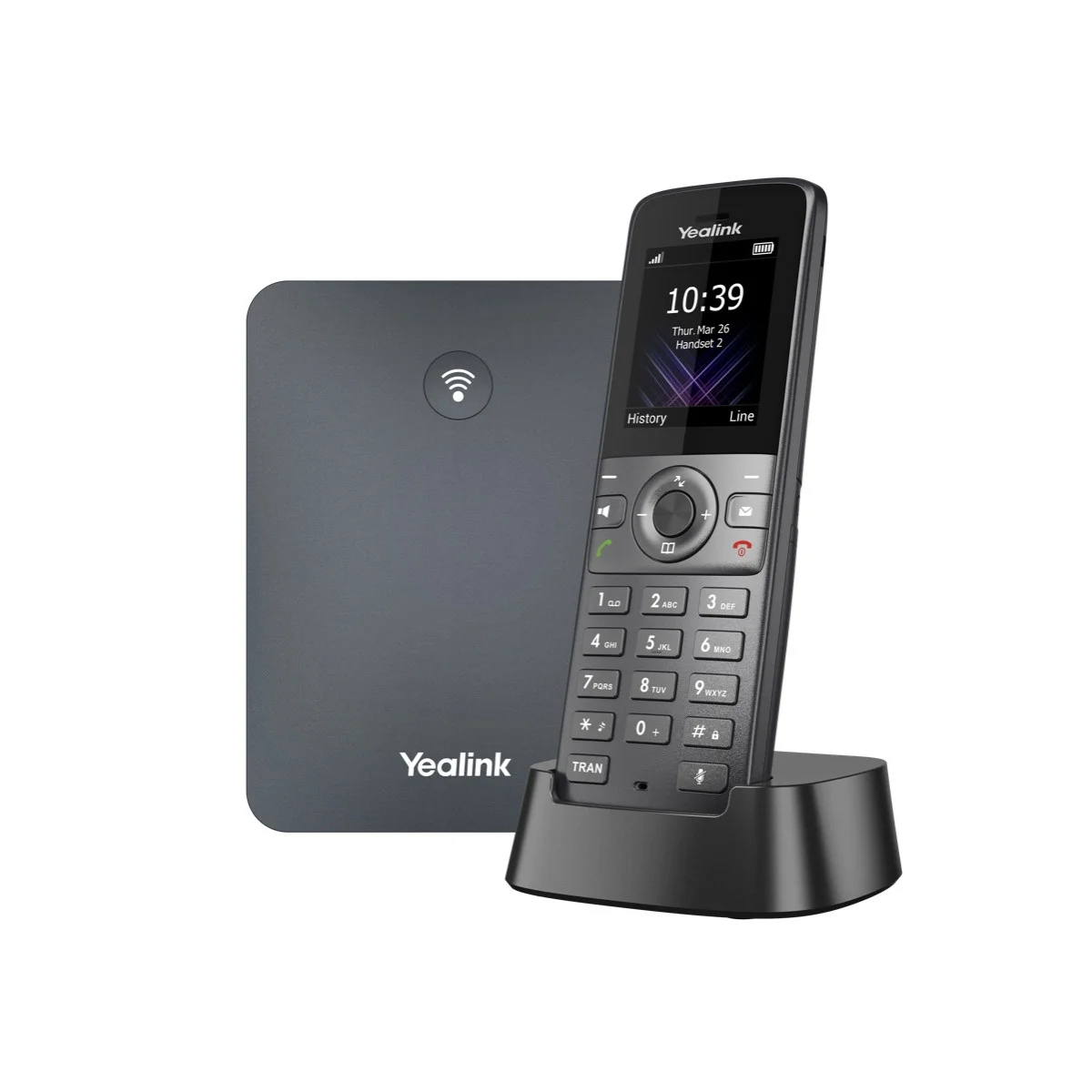 Yealink IP Phone Cordless DECT Base & W74H Handset W74P