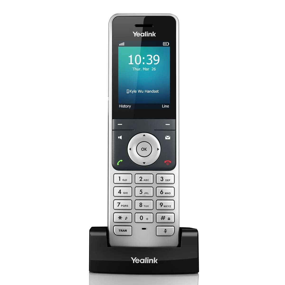 Yealink IP Phone Cordless DECT Handset 2.4″ without DECT Base W56H