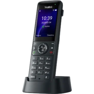 Yealink IP Phone Cordless Wi-Fi 6 Handset Roaming Dual Band with Bluetooth AX83H