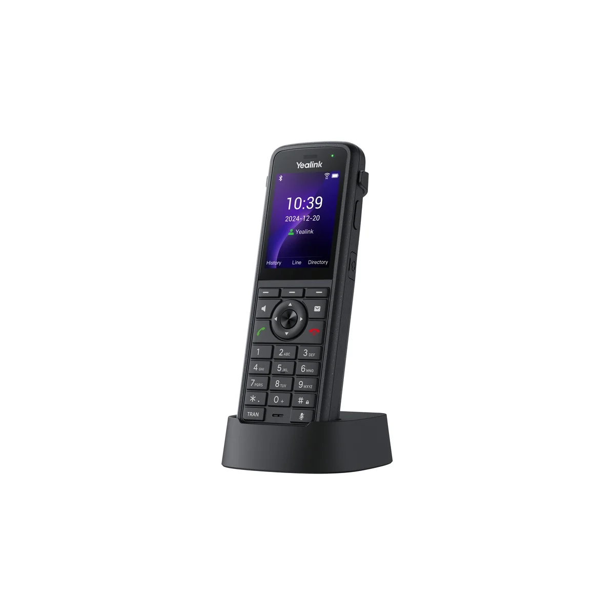 Yealink IP Phone Cordless Wi-Fi 6 Handset Ruggedized IP67 Roaming Dual Band with Bluetooth AX86R
