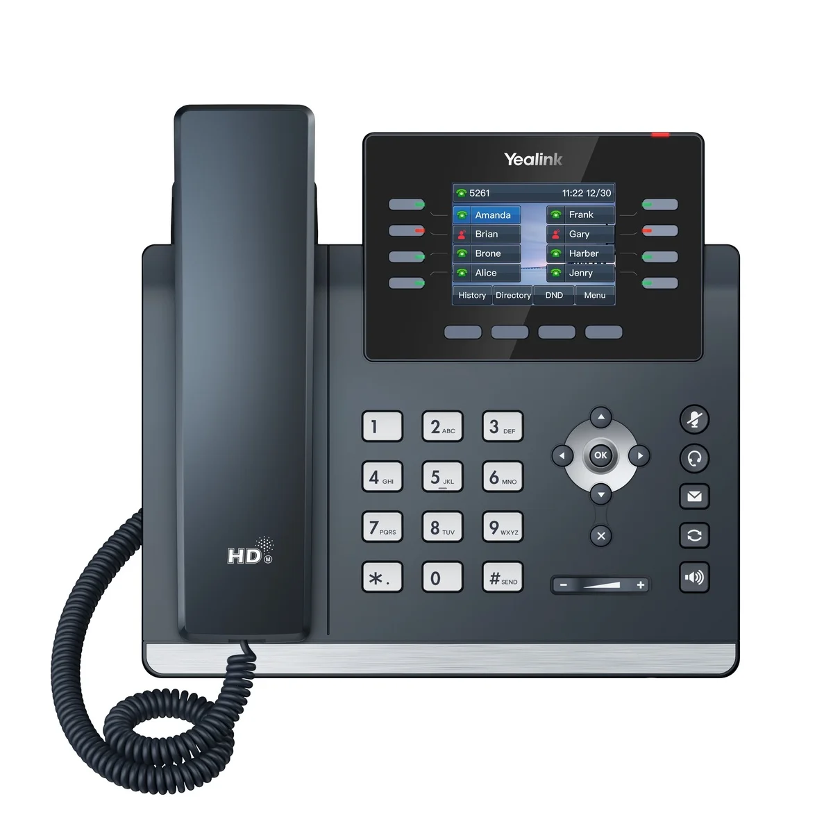 Yealink IP Phone Desktop PoE 2.8” Gigabit, USB, Expansion & Color Screen T44U