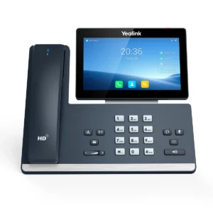 Yealink IP Phone Desktop PoE 7” Gigabit, Android, Color TouchScreen, Cordless Handset, Expansion, B/T & Wi-Fi T58W Pro