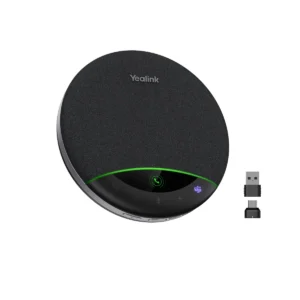 Yealink Speakerphone Bluetooth Portable, AI Microphone, 5m Voice Pickup, DaisyChain, LCD  & BT Dongle SP96 USB-C/A