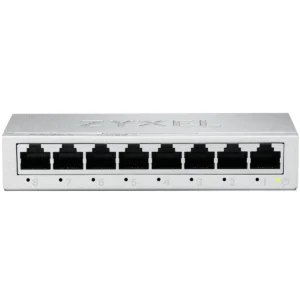 Zyxel Switch Gigabit Ethernet 8-Port Metal with QoS UK Plug GS-108BV5