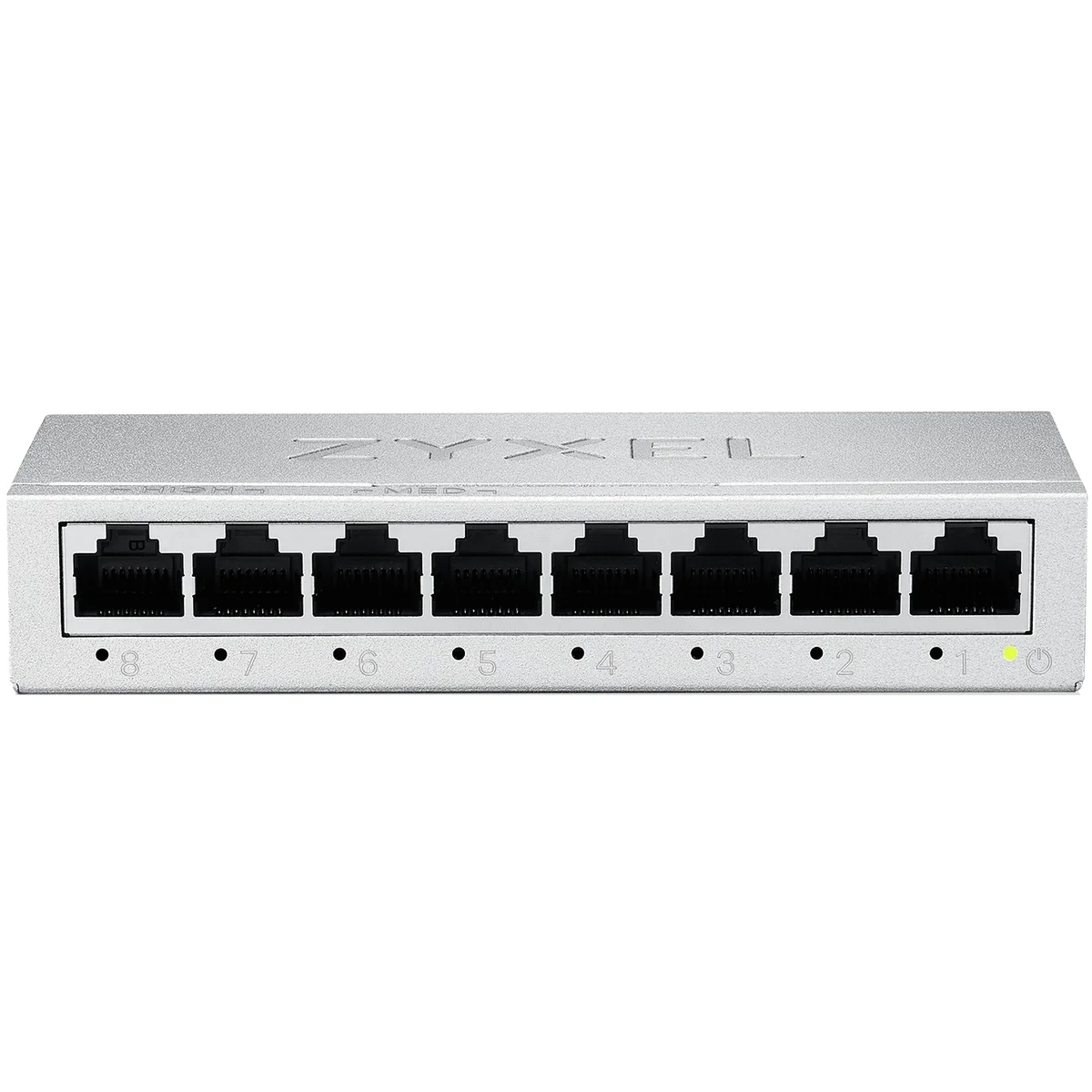 Zyxel Switch Gigabit Ethernet 8-Port Metal with QoS UK Plug GS-108BV5