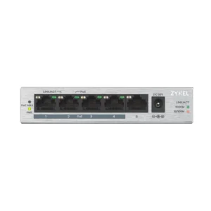 Zyxel Switch PoE Gigabit 4PoE 60W GS1005-HP UK Plug